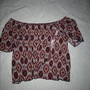 Off the shoulder blouse